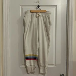 GAP vintage stripe joggers. Medium.